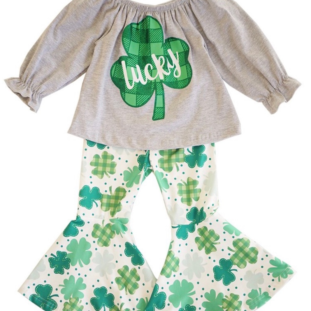Girls Flare Good Luck 2 Piece
